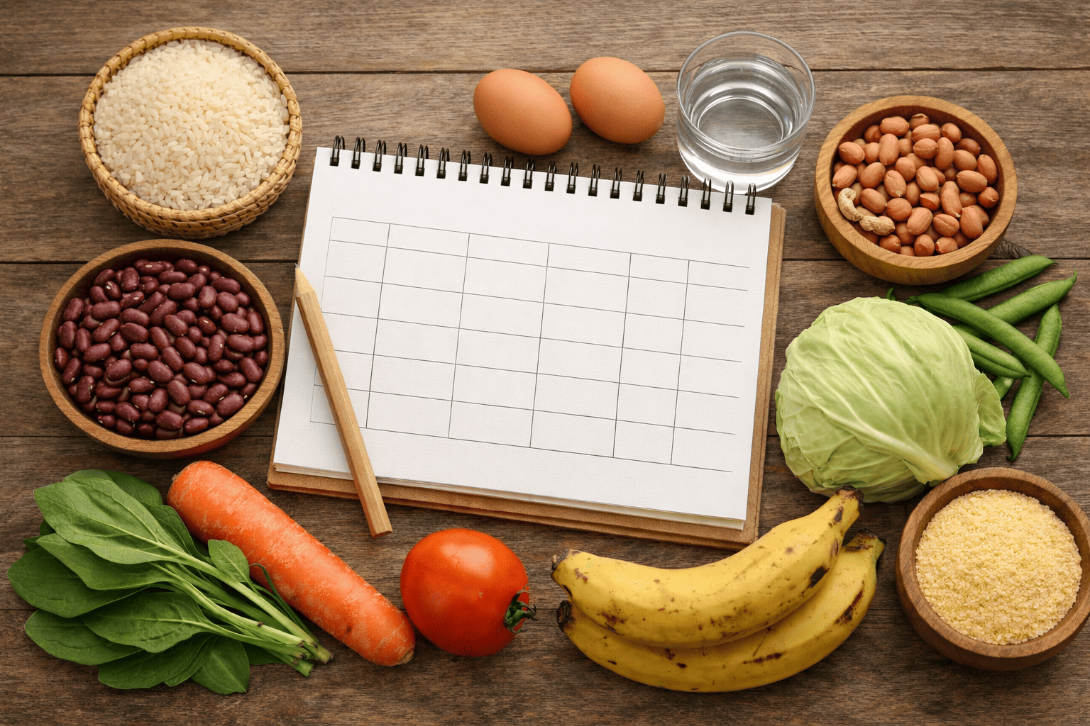 Child Nutrition Weekly Planner